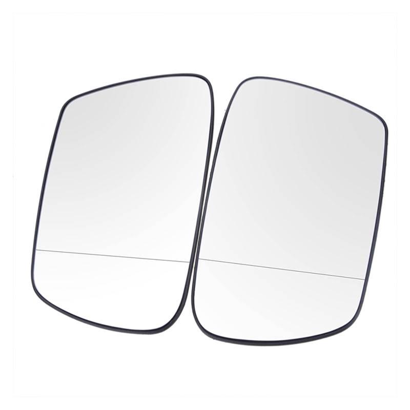 Ersatzspiegel Beheizter Seitenspiegel Glasheizung Flacher Außenspiegel Für Jeep Für Grand Für Cherokee 2005 2006 2007 2008 2009 2010 Außenspiegelglas(White A Pair) von PUQWRIM