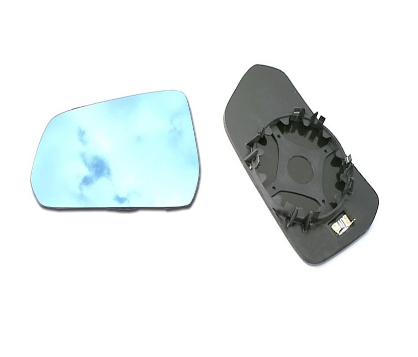 Ersatzspiegel Beheiztes Seitenspiegelglas Mit Blinker Für Ford Für Mustang 2015 2016 2017 2018 Wide View Auto Dimming Rückspiegel Blau Außenspiegelglas(with Indicator) von PUQWRIM