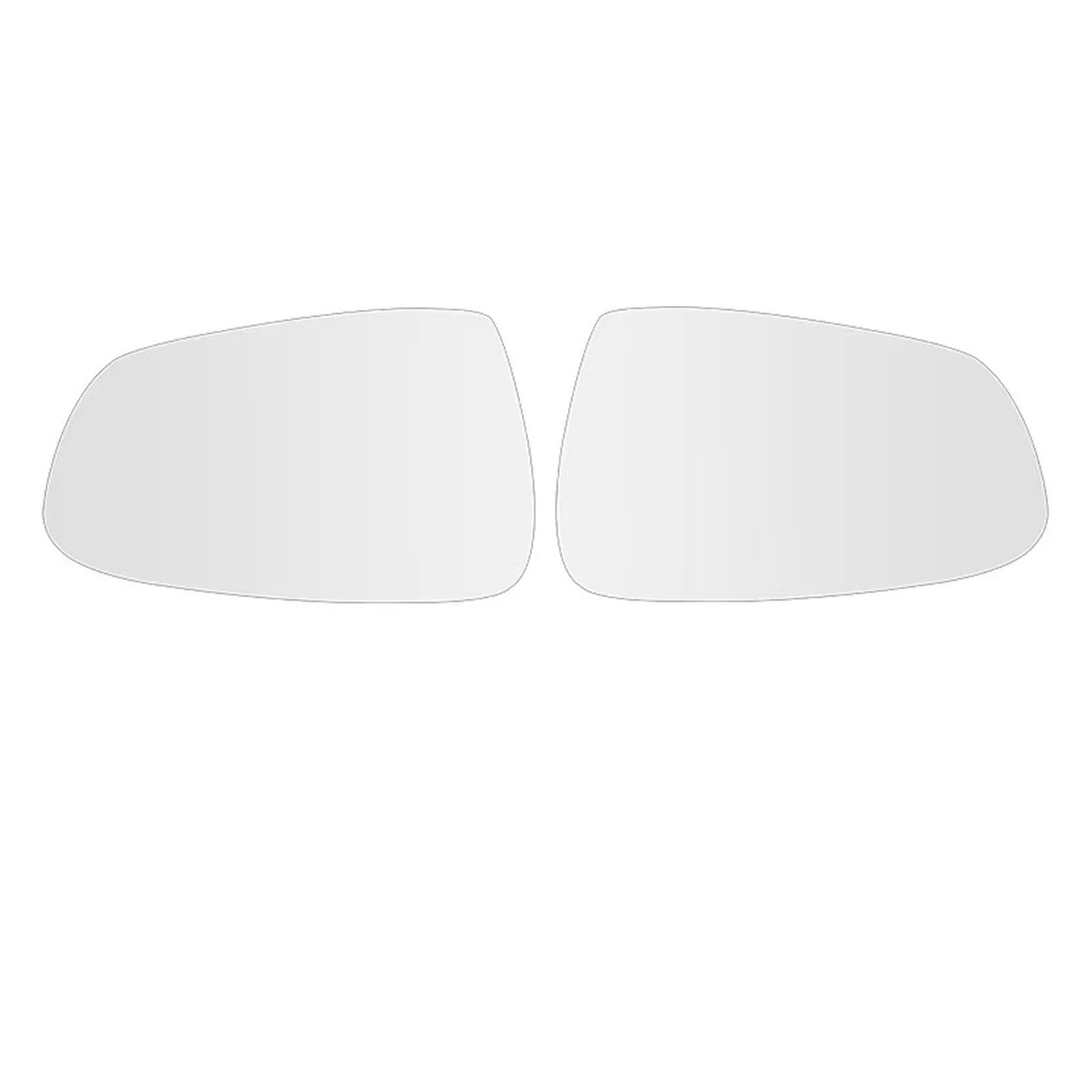 Ersatzspiegel Blau Weitwinkel Tür Anti-Glare Spiegel Außen Zubehör Seite Rückspiegel Glas Objektiv Für Tesla Für Modell X Außenspiegelglas(HD) von PUQWRIM