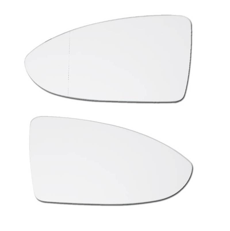 Ersatzspiegel Für 2015 2016 2017 2018 Für VW Für Golf MK7 Türflügel Seitenspiegel Glaslinse Außenspiegelglas(Left and Right) von PUQWRIM