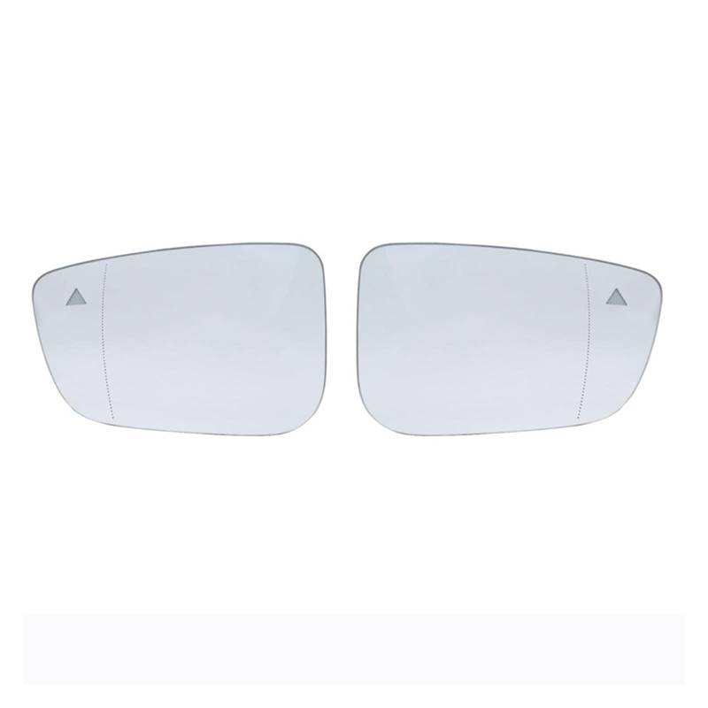 Ersatzspiegel Für 3er G20 G21 5er G30 G31 G32 G38 7er G11 G12 Beheizter Toter-Winkel-Warnflügel Rückspiegelglas Außenspiegelglas(A Pair) von PUQWRIM