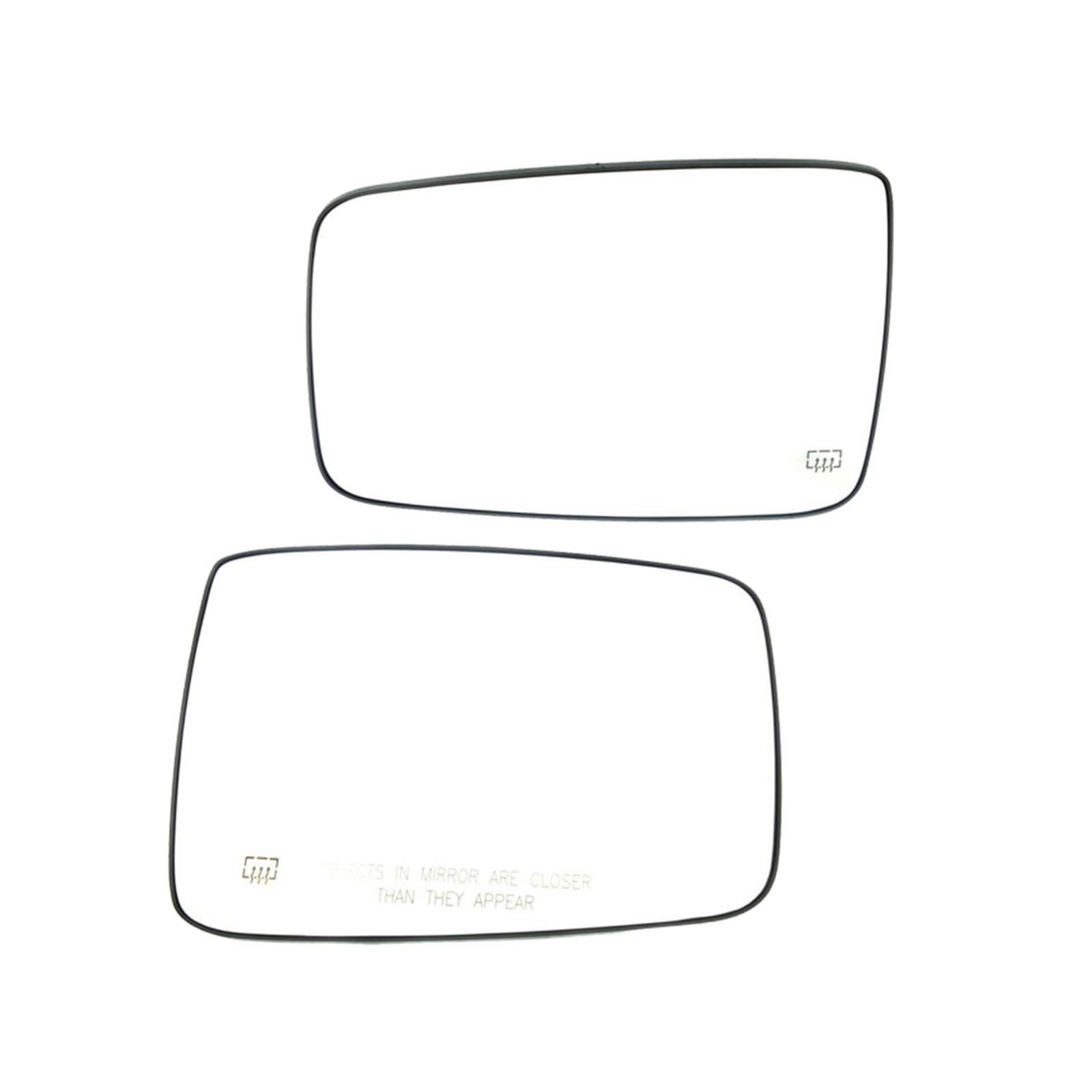 Ersatzspiegel Für Dodge Für Ram 1500 2009-2019 2018 2017 2016 2015 Auto Beheizte Rückspiegel Glas Klar Rückansicht Flügel Spiegel 68050299AA Außenspiegelglas(1 Paar) von PUQWRIM