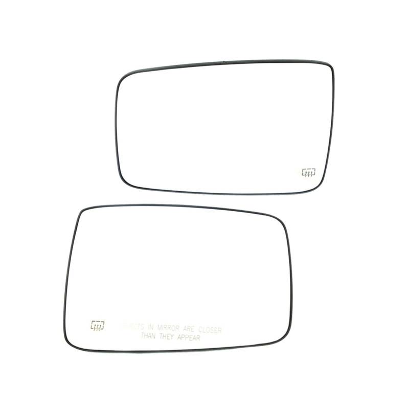 Ersatzspiegel Für Dodge Für Ram 1500 2009-2019 2018 2017 2016 2015 Auto Beheizte Rückspiegel Glas Klar Rückansicht Flügel Spiegel 68050299AA Außenspiegelglas(1 Paar) von PUQWRIM