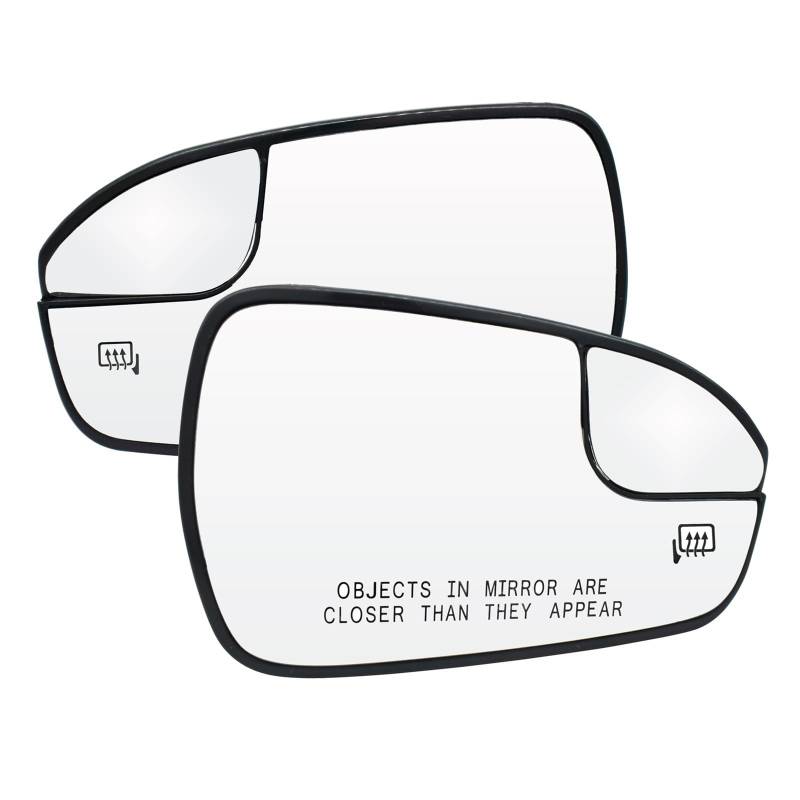 Ersatzspiegel Für Ford Für Fusion 2013 2014 2015 2016 2017 2018 2019 2020 Flügel Spiegel Glas Beheizte Rückansicht Rück Tür Seite Spiegel Weitwinkel USA Außenspiegelglas(Left Right) von PUQWRIM