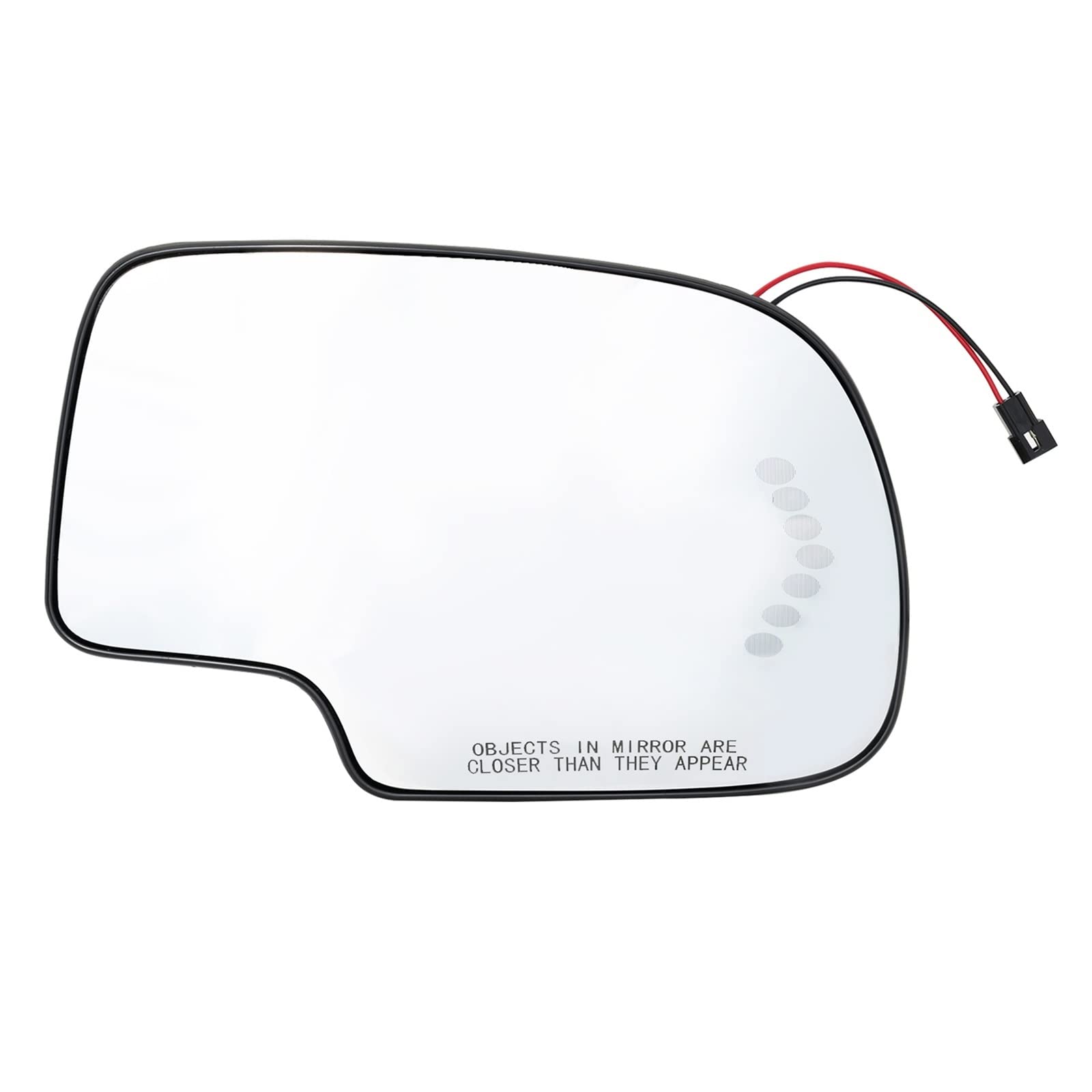 Ersatzspiegel Für GMC 1500 2003 2004 2005 2006 2007 Fahrer-/Beifahrerseite Tür Außenspiegel Glas Beheizte Blinker Lichtplatte Außenspiegelglas(Recht) von PUQWRIM