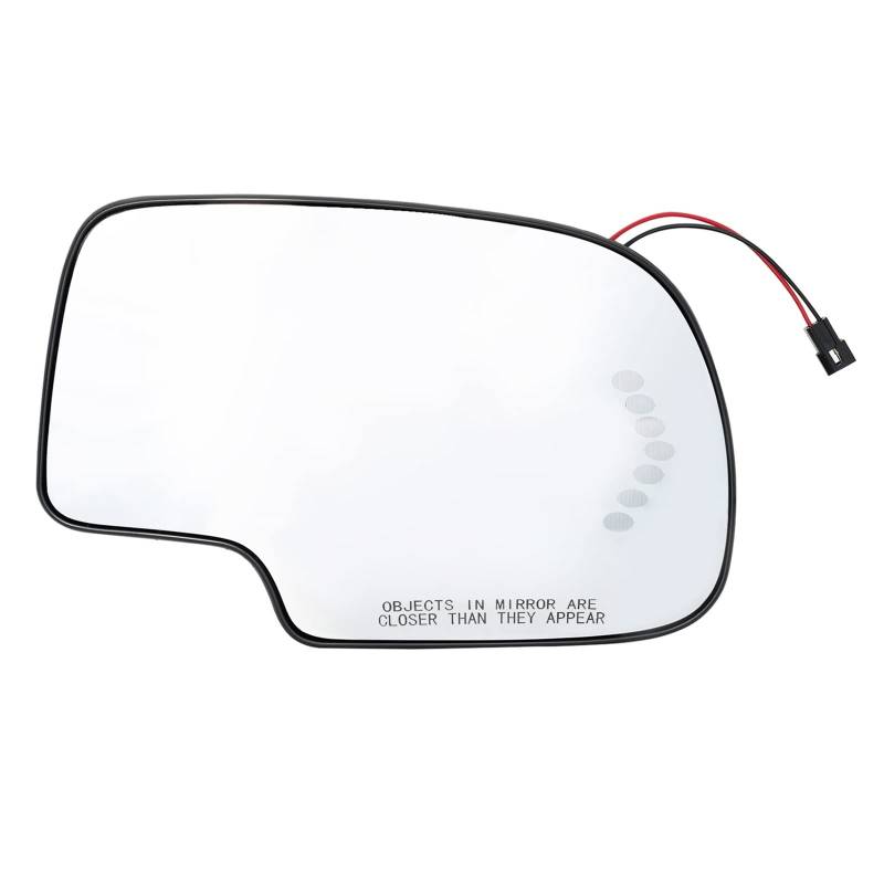 Ersatzspiegel Für GMC 1500 2003 2004 2005 2006 2007 Fahrer-/Beifahrerseite Tür Außenspiegel Glas Beheizte Blinker Lichtplatte Außenspiegelglas(Recht) von PUQWRIM