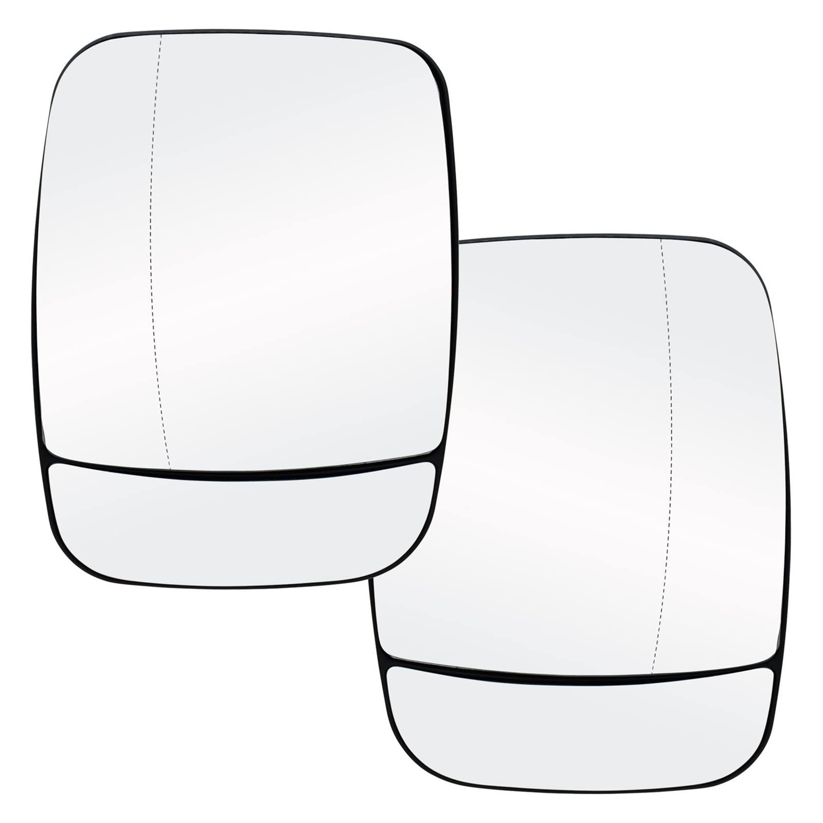 Ersatzspiegel Für Opel/Für Vauxhall Für Vivaro 2014 – Linke Rechte Seite Außenspiegel Glas Beheizte Tote Winkel Rückansicht Außenspiegelglas(Left - Right) von PUQWRIM