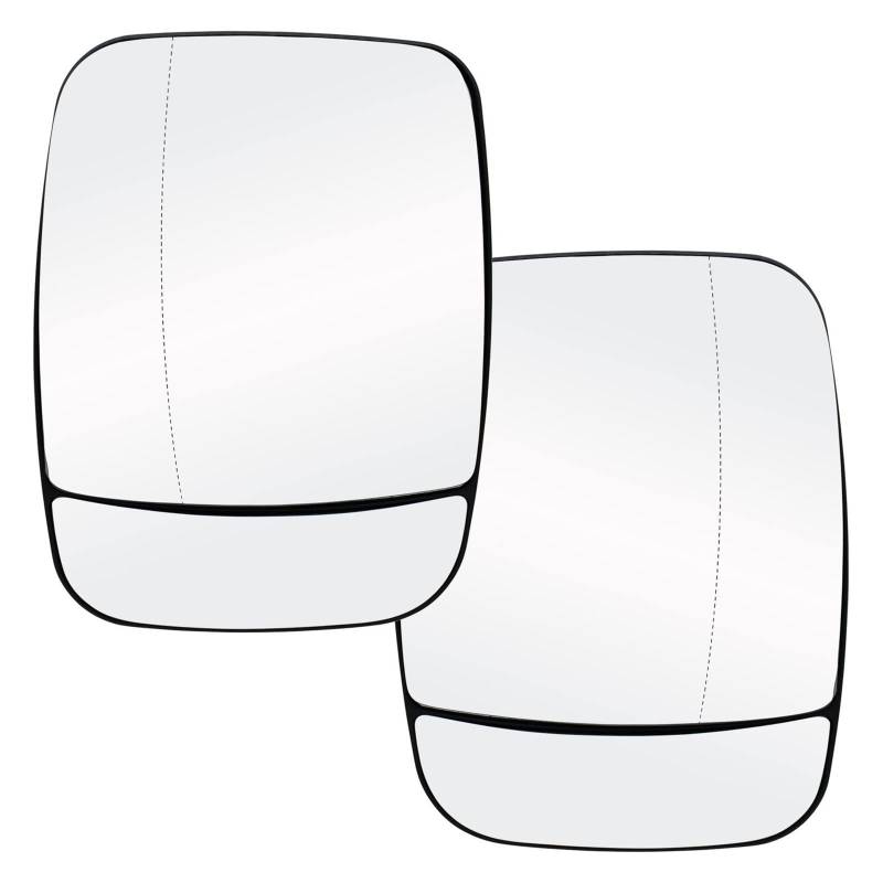 Ersatzspiegel Für Opel/Für Vauxhall Für Vivaro 2014 – Linke Rechte Seite Außenspiegel Glas Beheizte Tote Winkel Rückansicht Außenspiegelglas(Left - Right) von PUQWRIM