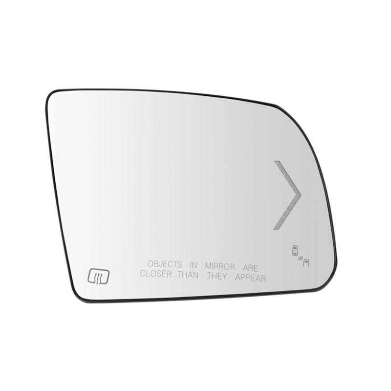 Ersatzspiegel Für Toyota Für Tundra 2014 2015 2016 2017-2019 2020 Für Sequoia 2018-2020 Auto Blind Spot Warning Beheiztes Spiegelglas Mit Licht Außenspiegelglas(Recht) von PUQWRIM