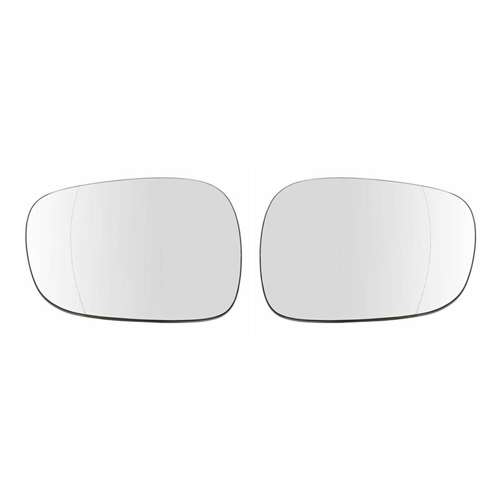 Ersatzspiegel Hinterer Beheizbarer Spiegelglas-Abdeckungsrahmen Blinker Unten Für X1 E84 X3 F25 2010 2011 2012 2013 Auto Links Rechts Außenspiegelglas(Heated Glass LR) von PUQWRIM