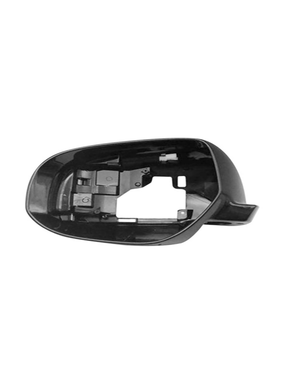 Ersatzspiegel Seite Spiegel Rahmen Halter Für Mitsubishi Für Outlander 2013 2014 2015 2016-2018 Glänzend Schwarz Flügel Gehäuse Glas Umgeben Trim Ersetzen Außenspiegelglas(Left Side LH) von PUQWRIM