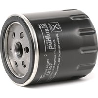 PURFLUX Ölfilter Anschraubfilter LS357 Motorölfilter,Filter für Öl FORD,MAZDA,VOLVO,Fiesta Mk6 Schrägheck (JA8, JR8) von PURFLUX