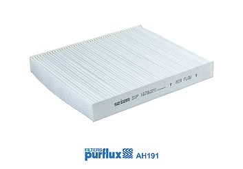Purflux Filter, Innenraumluft [Hersteller-Nr. AH191] für Audi, Mercedes-Benz, Puch, Seat, Skoda, VW von PURFLUX