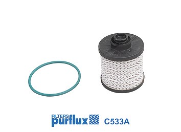 Purflux Kraftstofffilter [Hersteller-Nr. C533A] für Citroën, Ds, Fiat, Opel, Peugeot, Toyota von PURFLUX