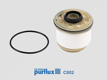 Purflux Kraftstofffilter [Hersteller-Nr. C802] für Fiat, Isuzu, Lexus, Mitsubishi, Toyota von PURFLUX