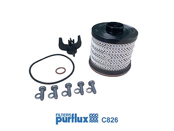 Purflux Kraftstofffilter [Hersteller-Nr. C826] für Dacia, Mercedes-Benz, Nissan, Renault von PURFLUX