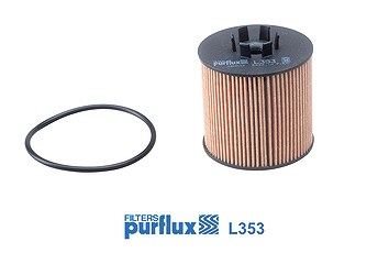 Purflux Ölfilter [Hersteller-Nr. L353] für Audi, Seat, Skoda, VW von PURFLUX