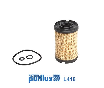 Purflux Ölfilter [Hersteller-Nr. L418] für Audi, Seat, Skoda, VW von PURFLUX