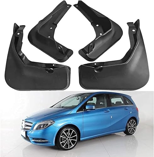 4 Stück Auto Schmutzfänger für Mercedes Benz B-Class W245 2006-2011 W246 2012-2020 B180 B200,Schmutzlappen Kotflügelschoner Schlamm spritzwassergeschützte Platte Auto Zubehör von PURX