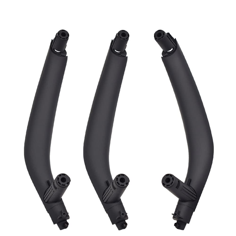 PUXJQ 3 Teile/Satz Schwarz Beige ABS Innen Türgriff Trim Abdeckung Für BMW X5 X6 F15 F16 2014 2015 2016 2017 2018 LHD RHD(Black-RHD) von PUXJQ