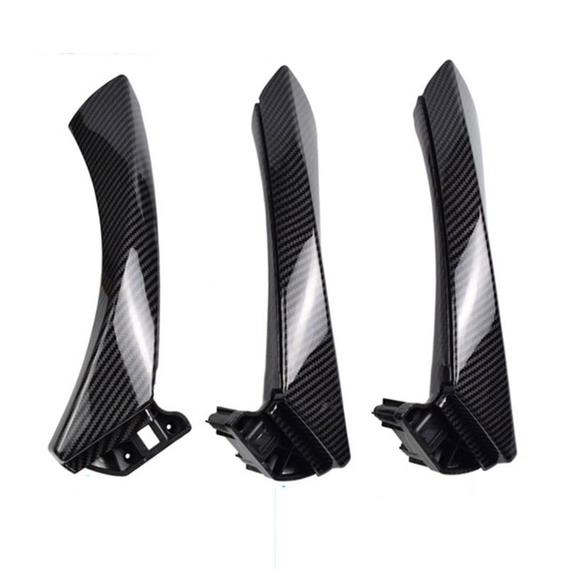 PUXJQ Auto Innentürverkleidung Griff Pull Trim Cover Für BMW 3er E90 E91 E92 316 318 320 325 328i(Carbon Fiber-LHD) von PUXJQ