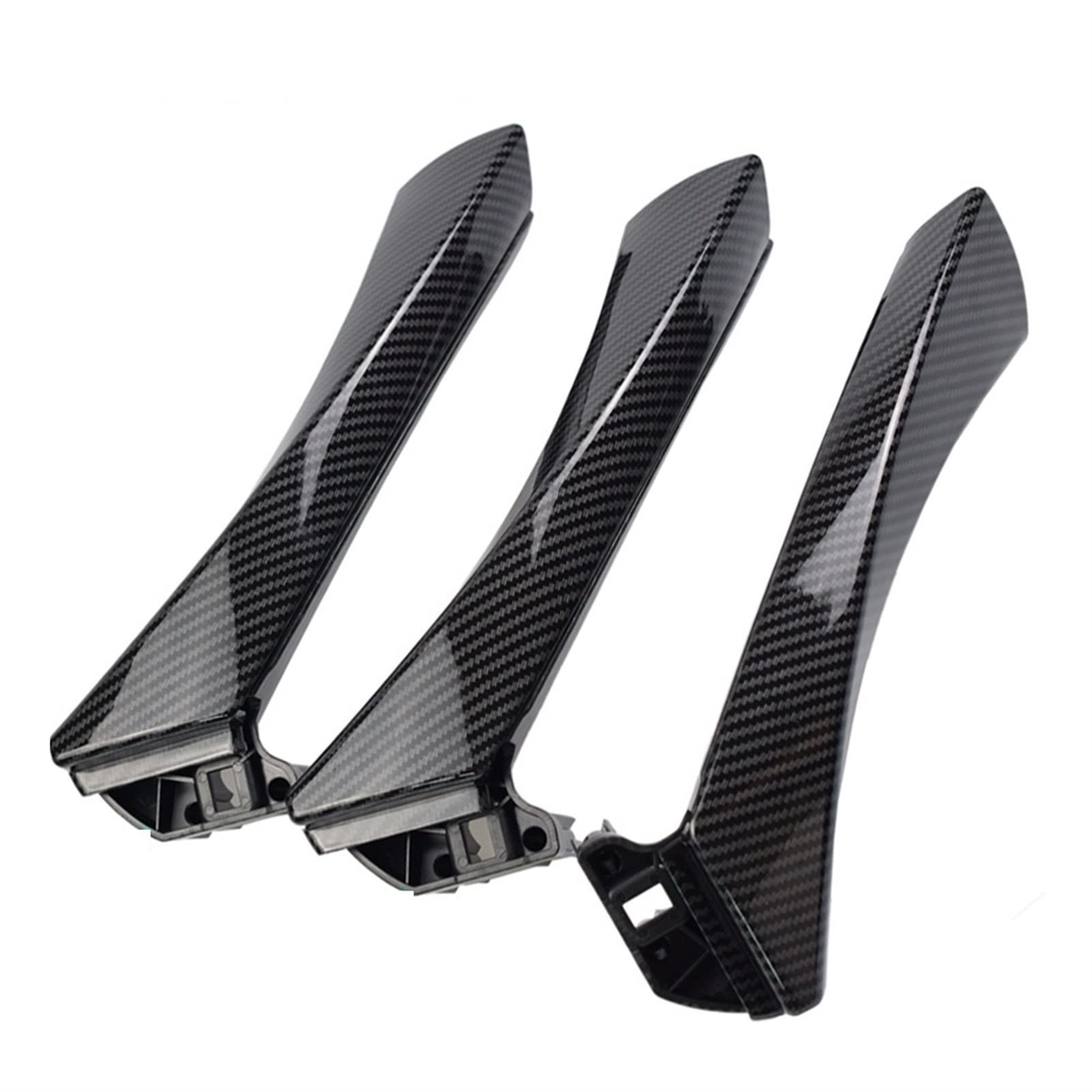 PUXJQ Auto Innentürverkleidung Griff Pull Trim Cover Für BMW 3er E90 E91 E92 316 318 320 325 328i(Carbon Fiber-RHD) von PUXJQ