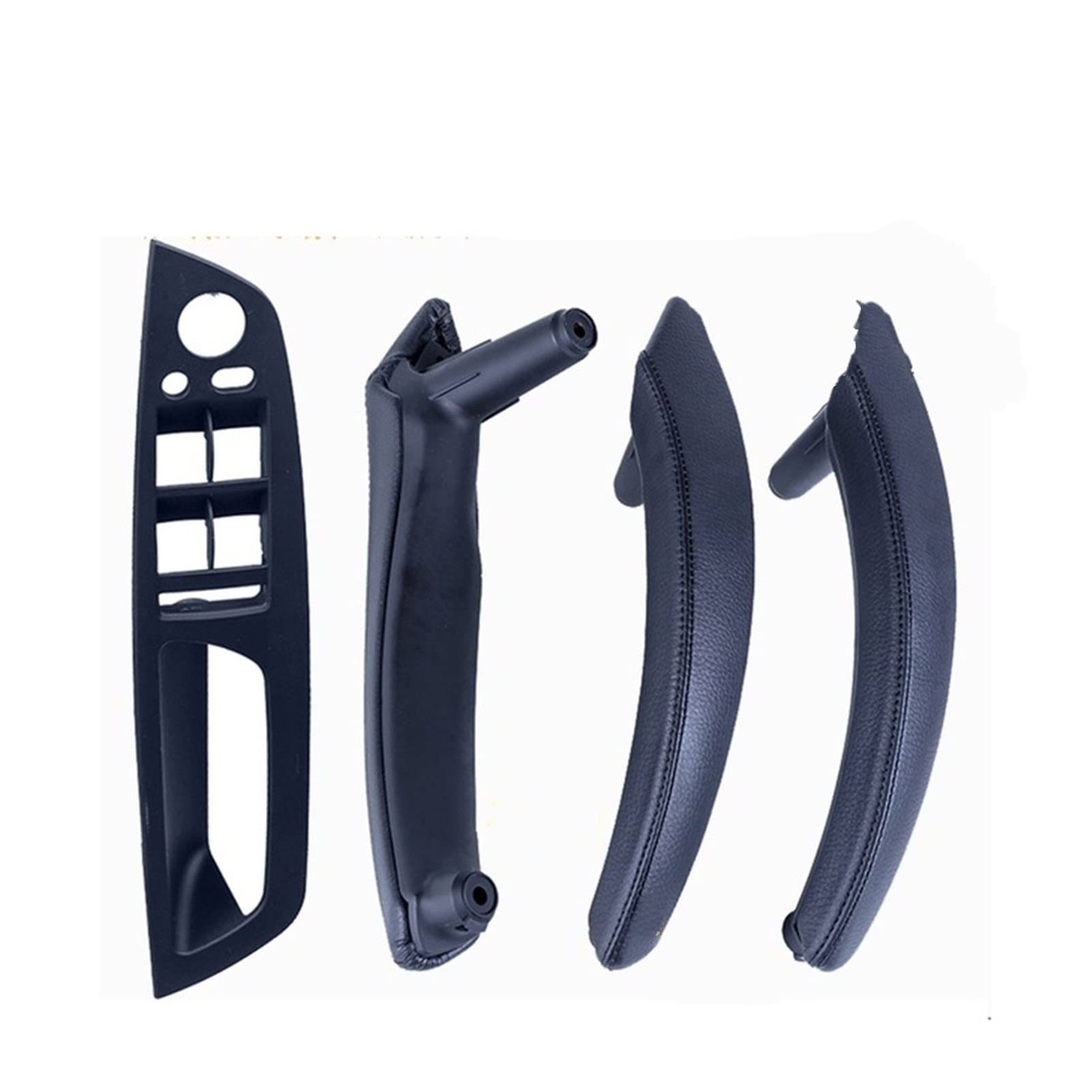 PUXJQ Auto Innentürverkleidung Griff Pull Trim Cover Für BMW E70 X5 E71 E72 X6 SAV(LHD-Black-Hige) von PUXJQ