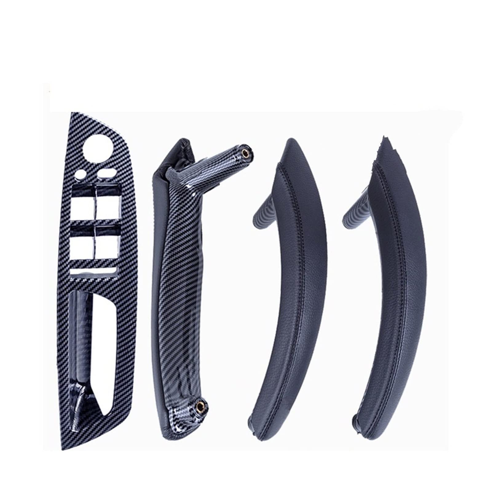 PUXJQ Auto Innentürverkleidung Griff Pull Trim Cover Für BMW E70 X5 E71 E72 X6 SAV(LHD-CF-Hige) von PUXJQ