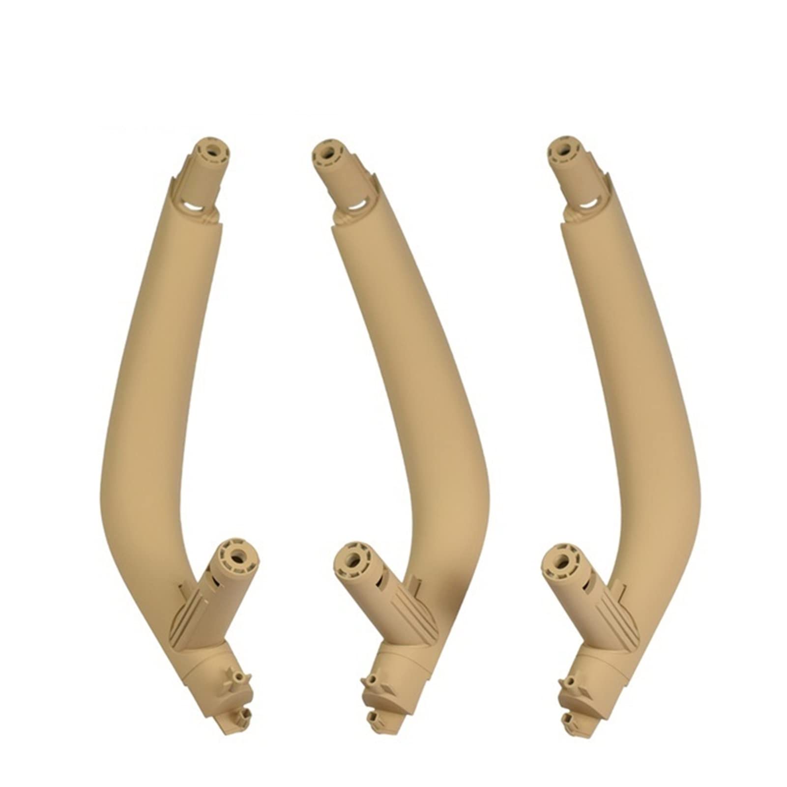 PUXJQ Auto Innentürverkleidung Griff Pull Trim Cover Für BMW F15 X5 F16 X6 2014-2018(Beige-LHD) von PUXJQ