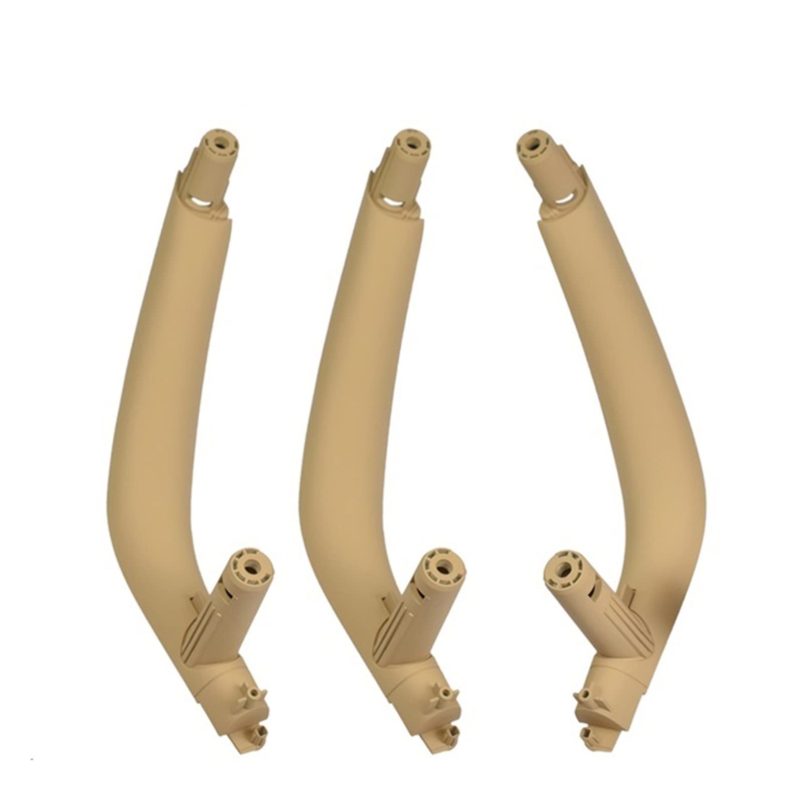 PUXJQ Auto Innentürverkleidung Griff Pull Trim Cover Für BMW F15 X5 F16 X6 2014-2018(Beige-RHD) von PUXJQ
