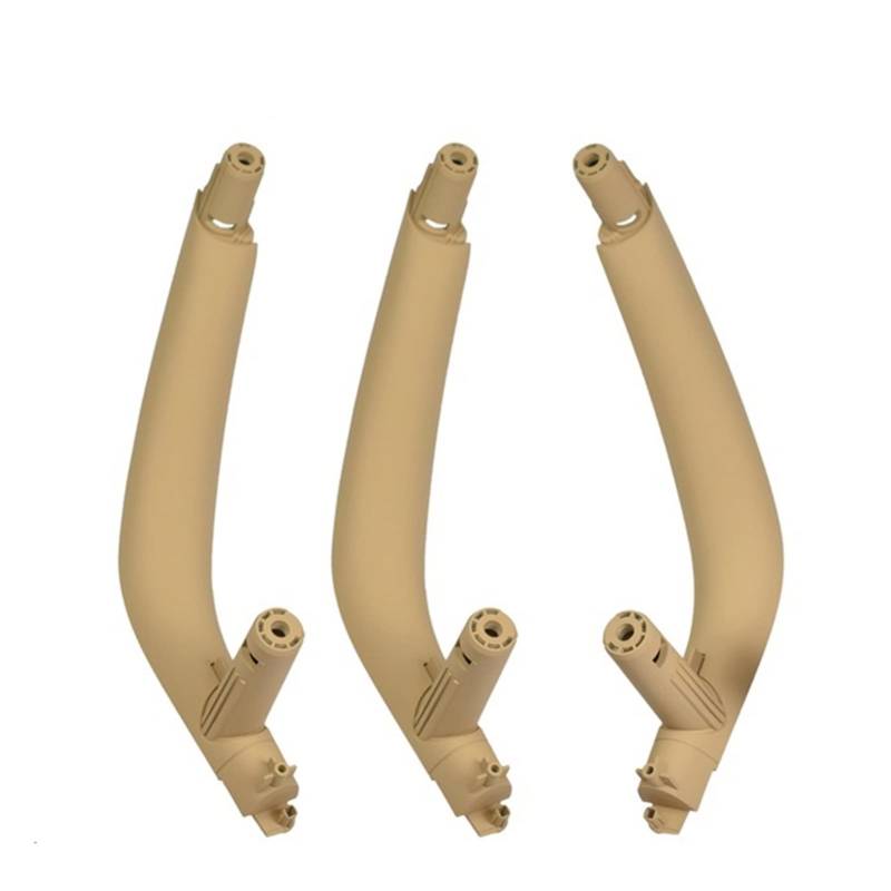 PUXJQ Auto Innentürverkleidung Griff Pull Trim Cover Für BMW F15 X5 F16 X6 2014-2018(Beige-RHD) von PUXJQ