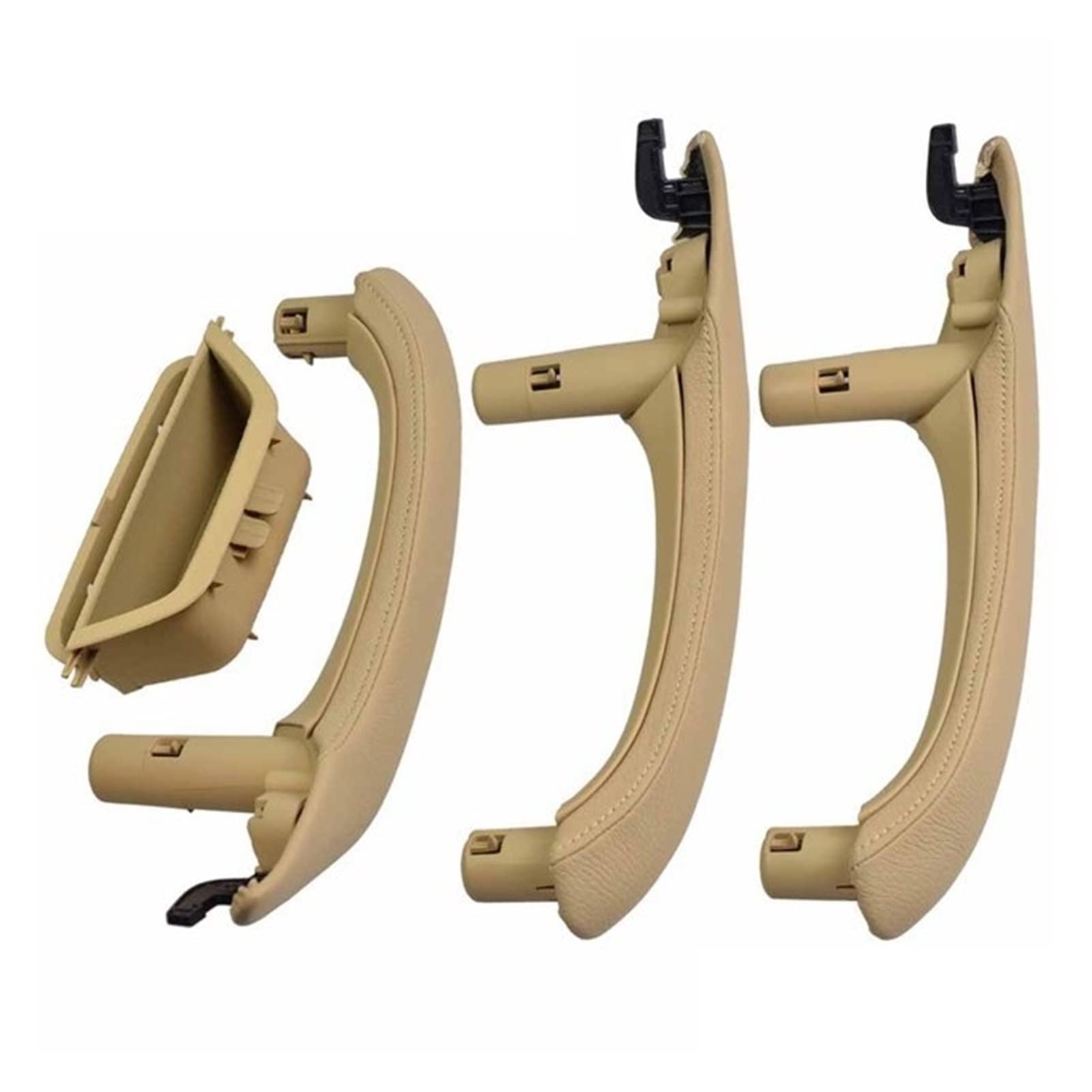 PUXJQ Auto Links/Rechts Innentürgriff Türverkleidung Zugverbinder Für BMW X3 X4 F25 F26 2010-2017 Autoinnenausstattung(LHD Beige 4pcs) von PUXJQ