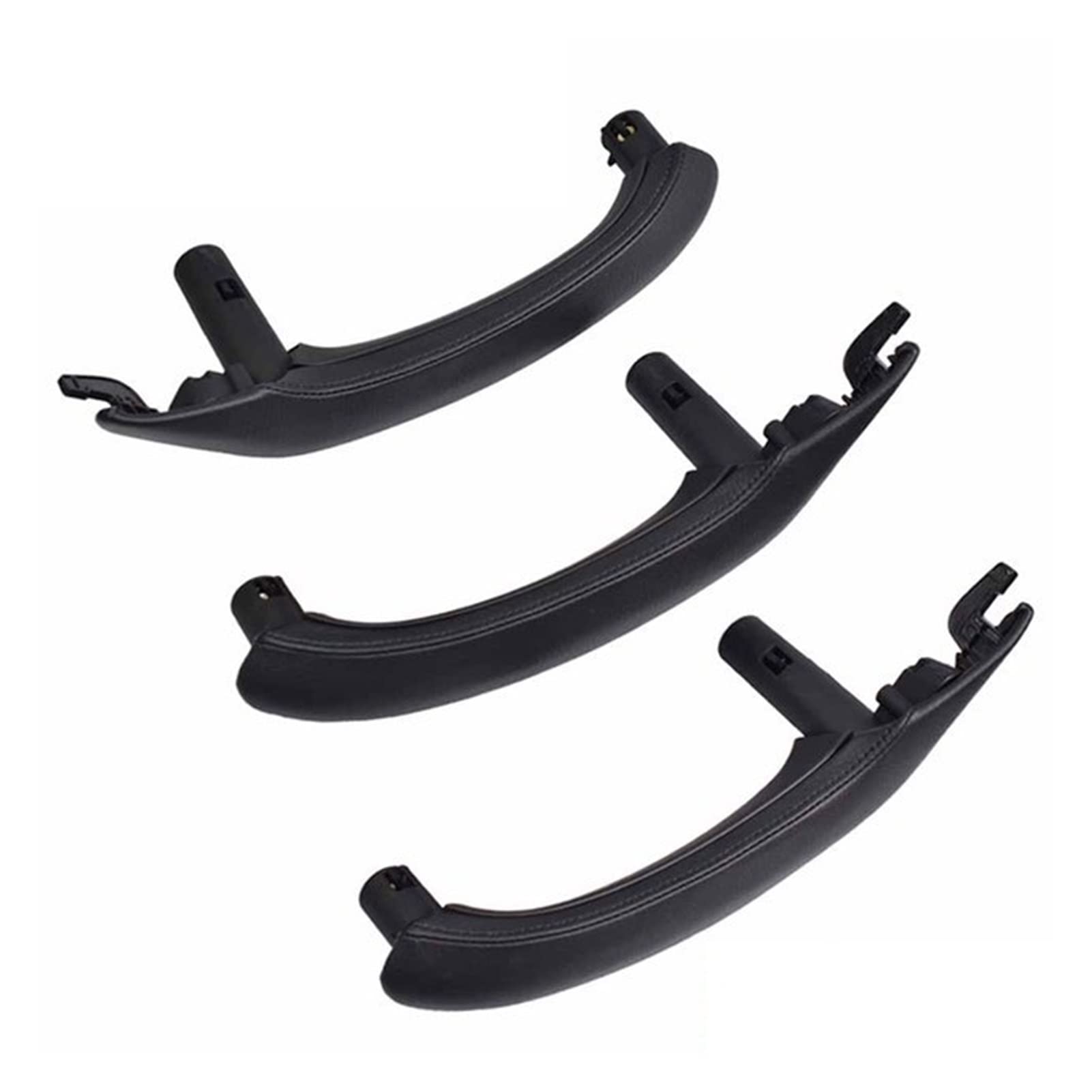 PUXJQ Auto Links/Rechts Innentürgriff Türverkleidung Zugverbinder Für BMW X3 X4 F25 F26 2010-2017 Autoinnenausstattung(LHD Black 3pcs) von PUXJQ