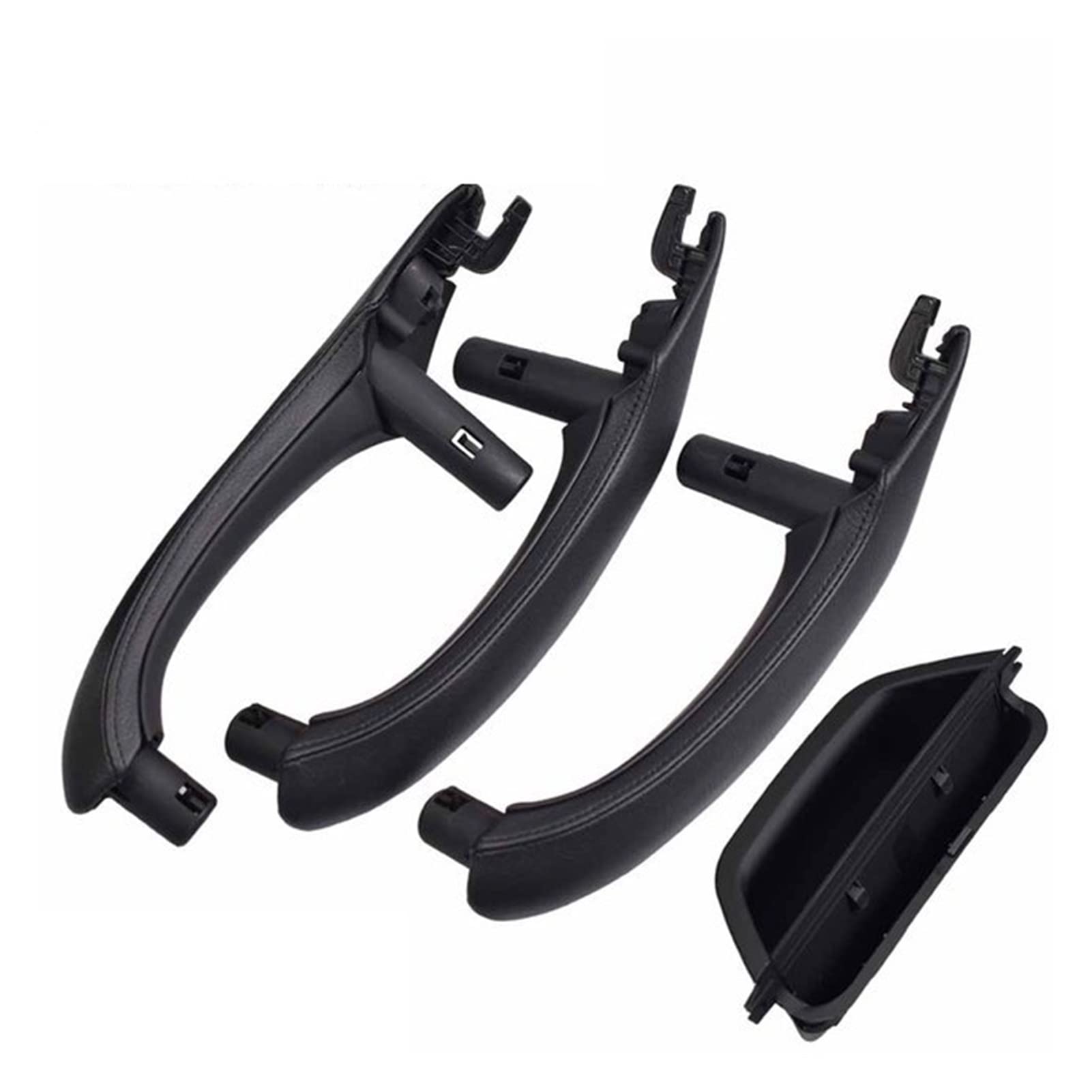 PUXJQ Auto Links/Rechts Innentürgriff Türverkleidung Zugverbinder Für BMW X3 X4 F25 F26 2010-2017 Autoinnenausstattung(LHD Black 4pcs) von PUXJQ