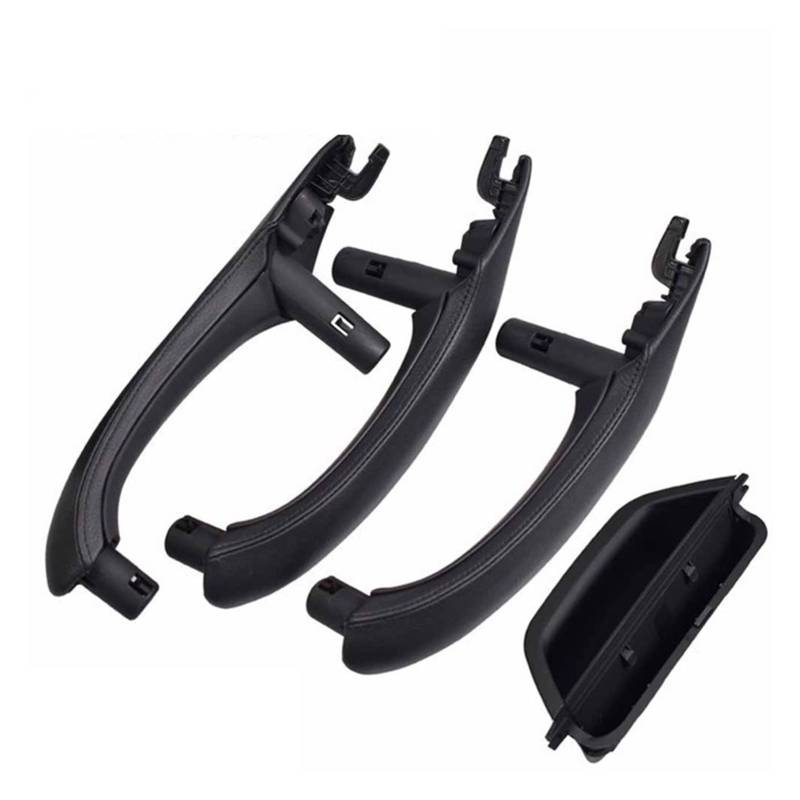 PUXJQ Auto Links/Rechts Innentürgriff Türverkleidung Zugverbinder Für BMW X3 X4 F25 F26 2010-2017 Autoinnenausstattung(LHD Black 4pcs) von PUXJQ