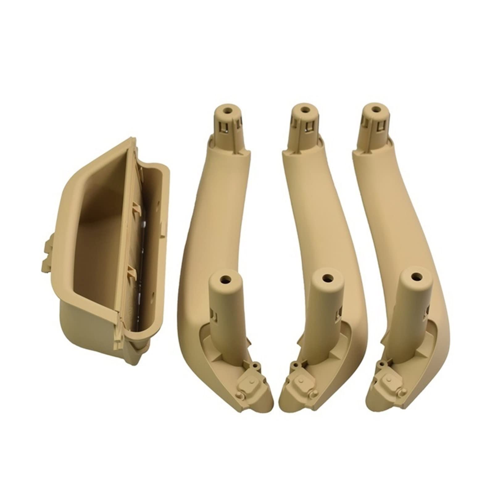 PUXJQ Auto Links/Rechts Innentürgriff Türverkleidung Zugverbinder Zubehör Für BMW X3 X4 F25 F26 2010-2017 Autoinnenausstattung(Beige-4pcs) von PUXJQ