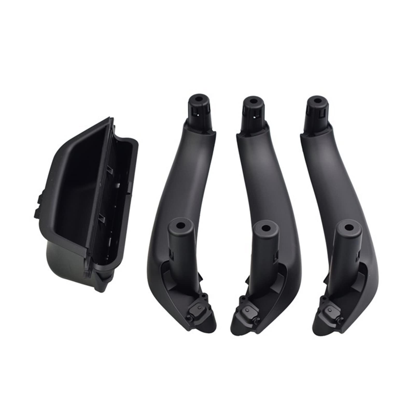 PUXJQ Auto Links/Rechts Innentürgriff Türverkleidung Zugverbinder Zubehör Für BMW X3 X4 F25 F26 2010-2017 Autoinnenausstattung(Black-4pcs) von PUXJQ