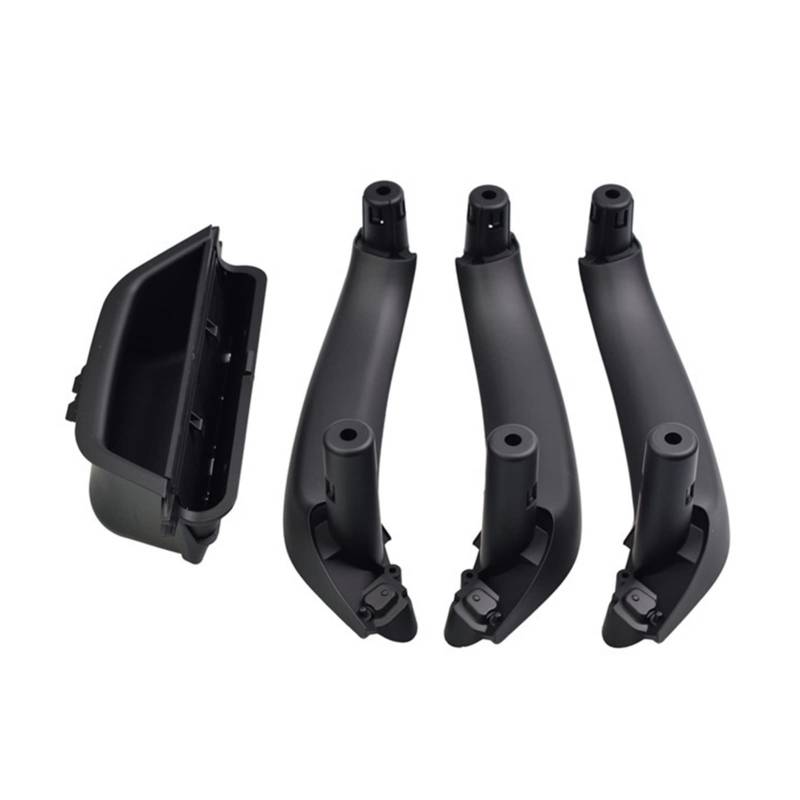 PUXJQ Auto Links/Rechts Innentürgriff Türverkleidung Zugverbinder Zubehör Für BMW X3 X4 F25 F26 2010-2017 Autoinnenausstattung(Black-4pcs) von PUXJQ