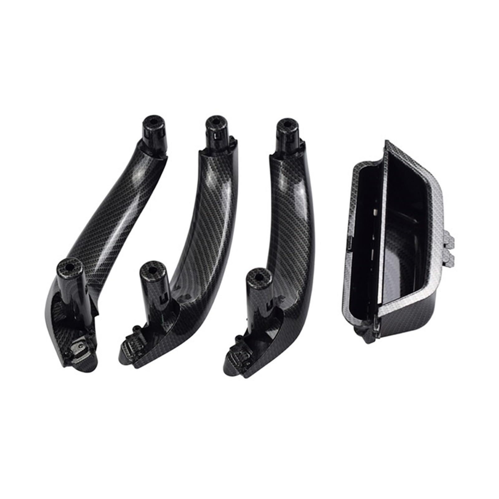 PUXJQ Auto Links/Rechts Innentürgriff Türverkleidung Zugverbinder Zubehör Für BMW X3 X4 F25 F26 2010-2017 Autoinnenausstattung(CF-4pcs) von PUXJQ