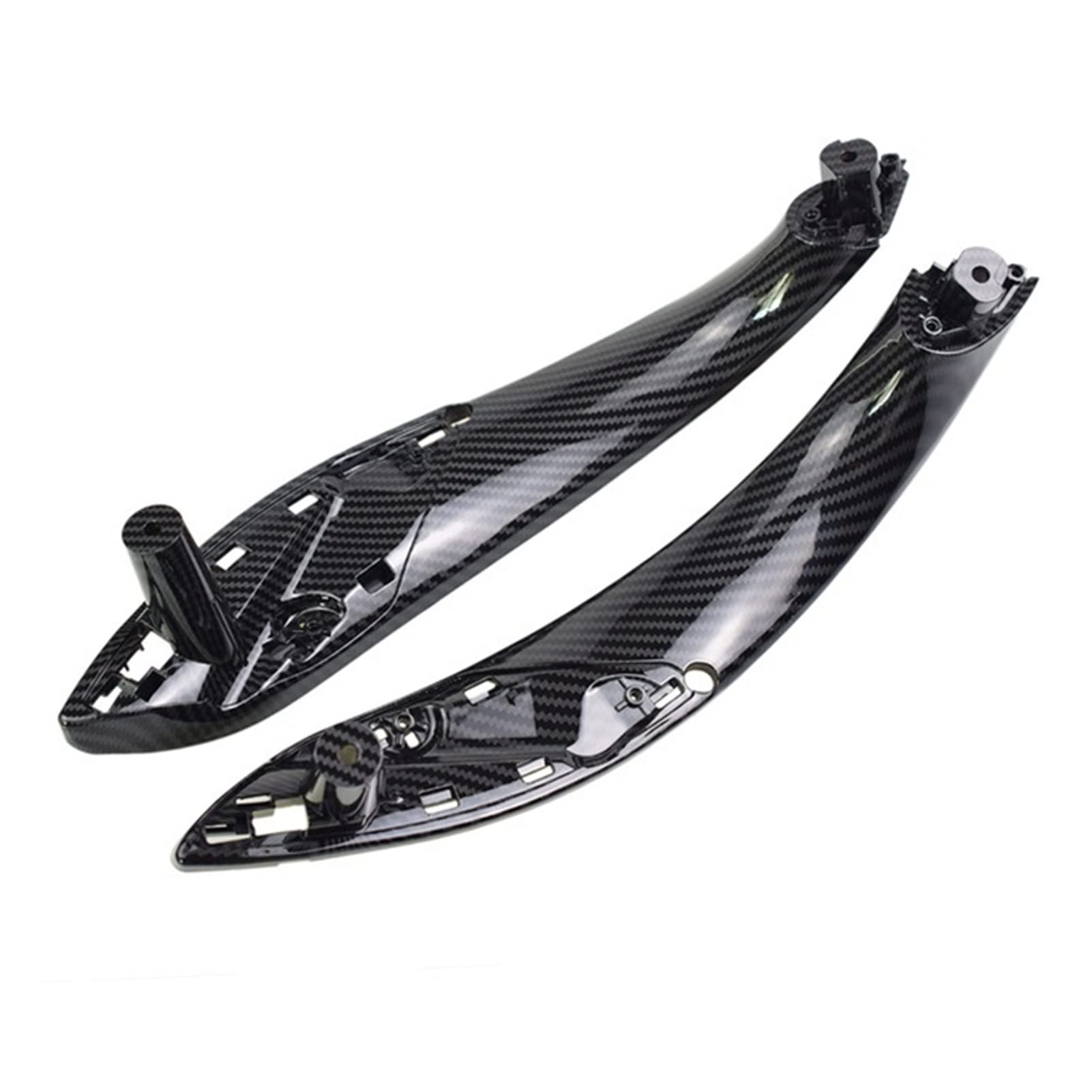 PUXJQ Auto Links Rechts Innentür Armlehne Verkleidung Griff Pull Trim Cover Für BMW 3er 2013-2018 F30 F32 F33 F34 F35 F36 F82(CarbonF-2Pcs-Front) von PUXJQ