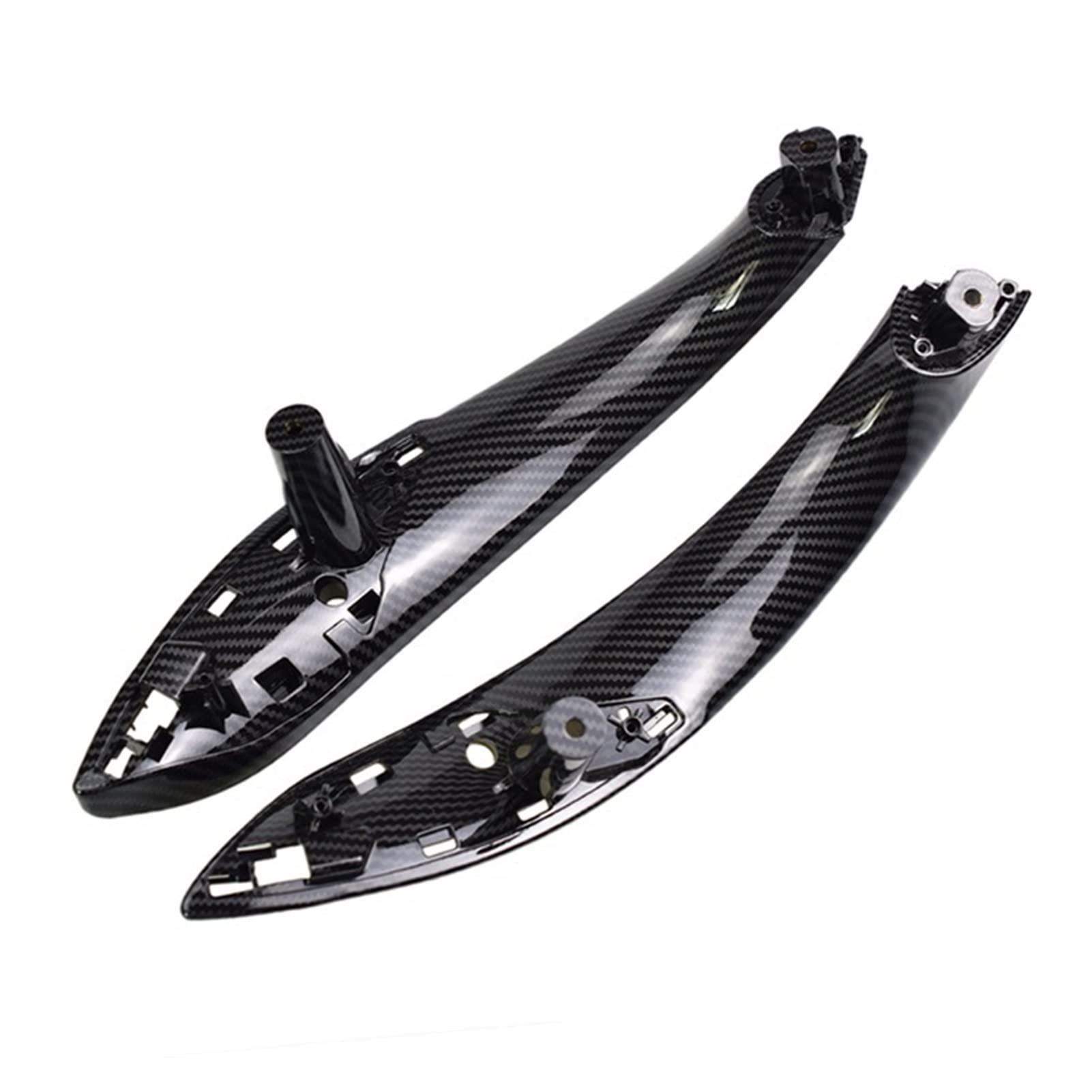 PUXJQ Auto Links Rechts Innentür Armlehne Verkleidung Griff Pull Trim Cover Für BMW 3er 2013-2018 F30 F32 F33 F34 F35 F36 F82(CarbonF-2Pcs-Rear) von PUXJQ