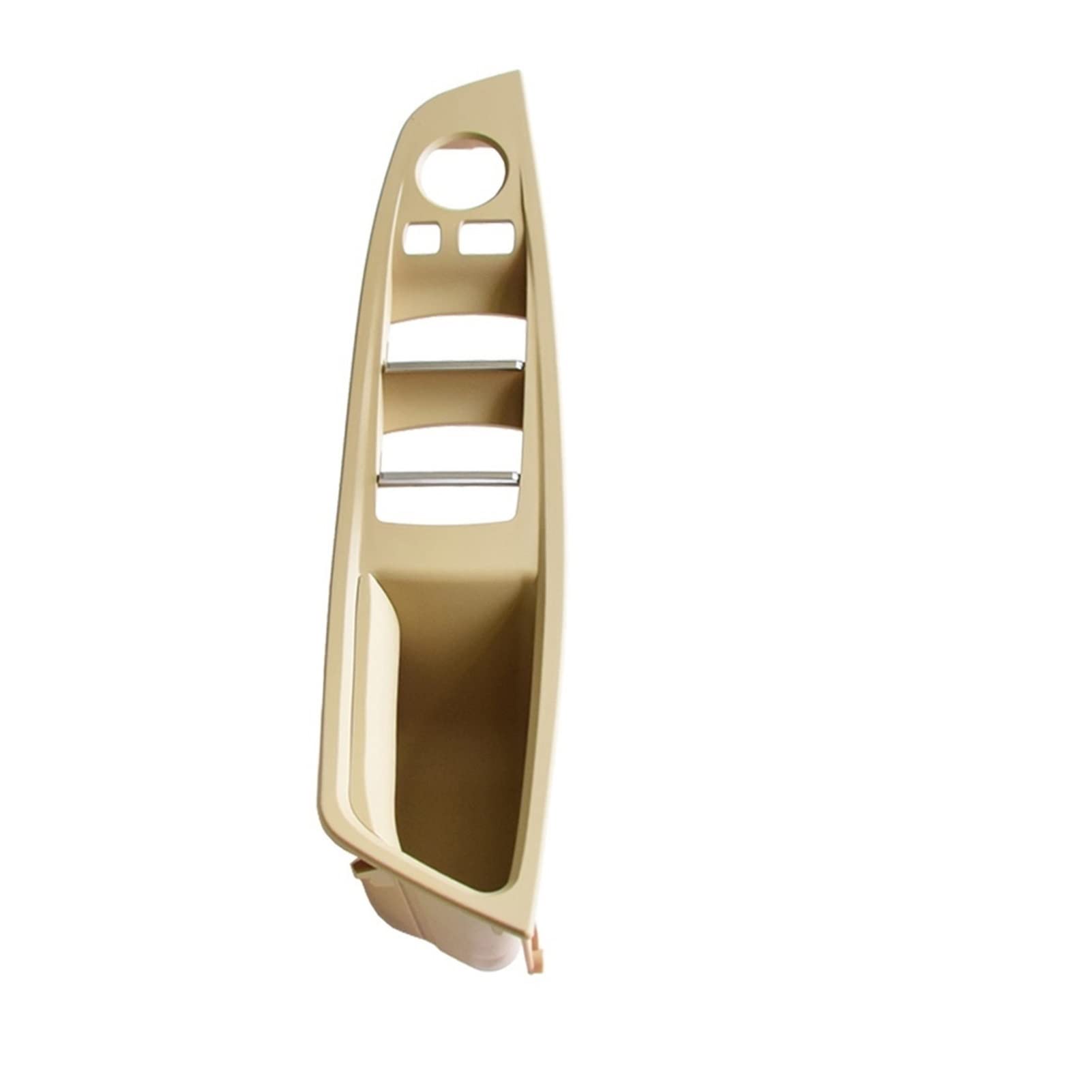 PUXJQ Auto Rechtslenker RHD Innen Türgriff Panel Cover Beige/Schwarz Oyster Mokka Für BMW 5er F10 F11 520 525(Beige-RHD) von PUXJQ