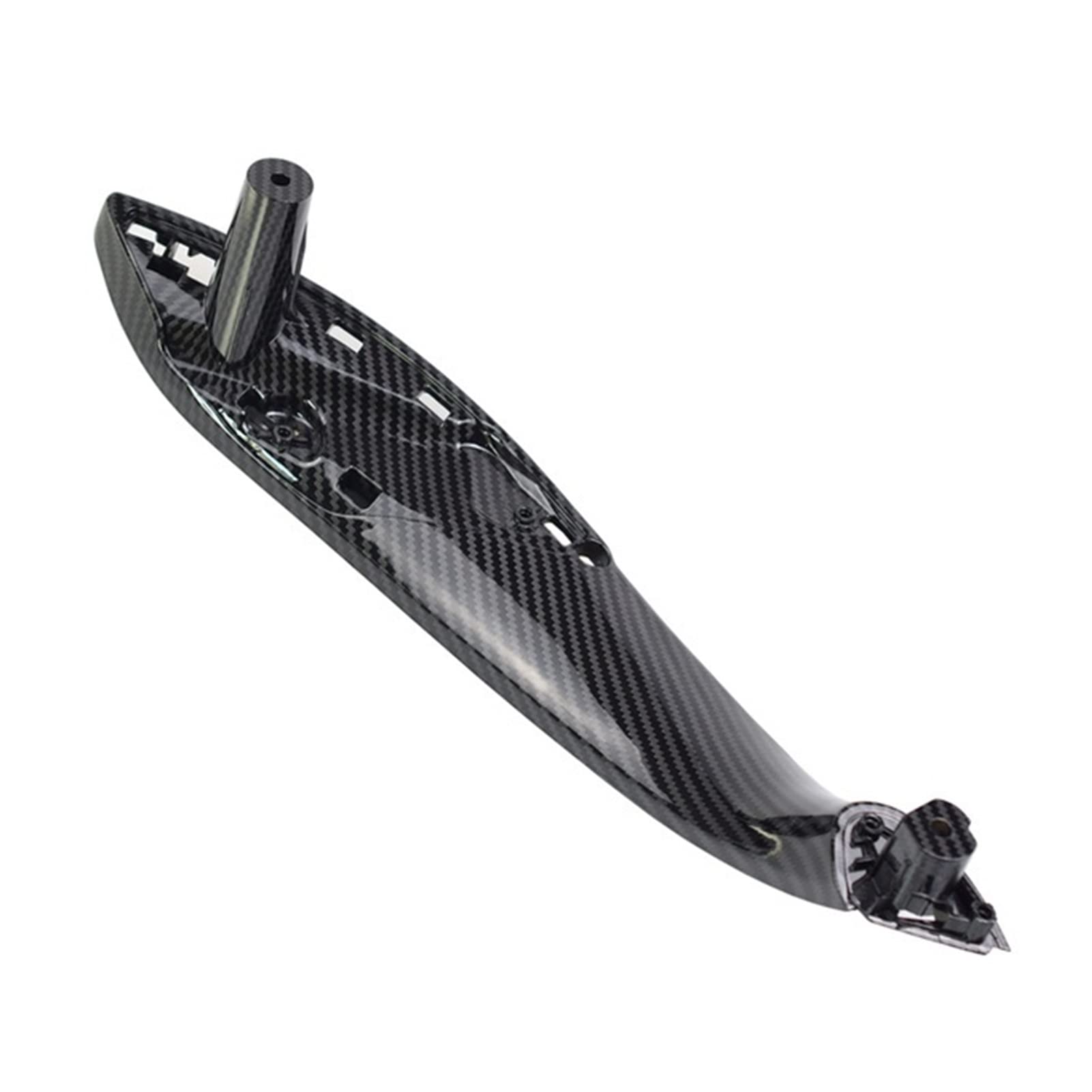 PUXJQ Autoinnengriff Innentürverkleidung Pull Trim Cover Carbon Fiber Beige Schwarz Links Rechts Für BMW F30 F31 F32 F33 F34 F35 F36 F80(CarbonF-Front-Left) von PUXJQ