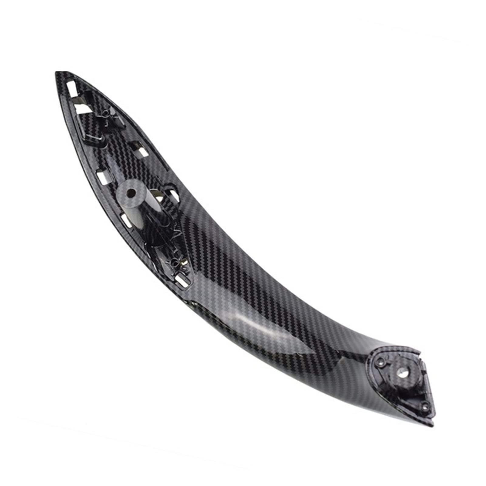 PUXJQ Autoinnengriff Innentürverkleidung Pull Trim Cover Carbon Fiber Beige Schwarz Links Rechts Für BMW F30 F31 F32 F33 F34 F35 F36 F80(CarbonF-Rear-Right) von PUXJQ
