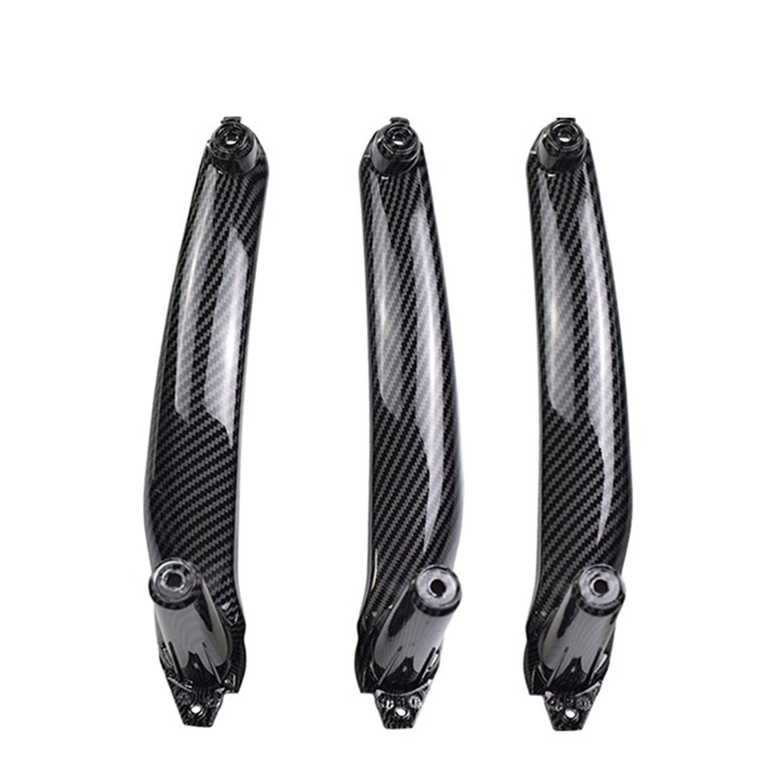 PUXJQ Autozubehör Auto Links Rechts Innentür Armlehne Griff Innenverkleidung Pull Trim Cover Für BMW E70 E71 X5 X6(Carbon Fiber-LHD) von PUXJQ