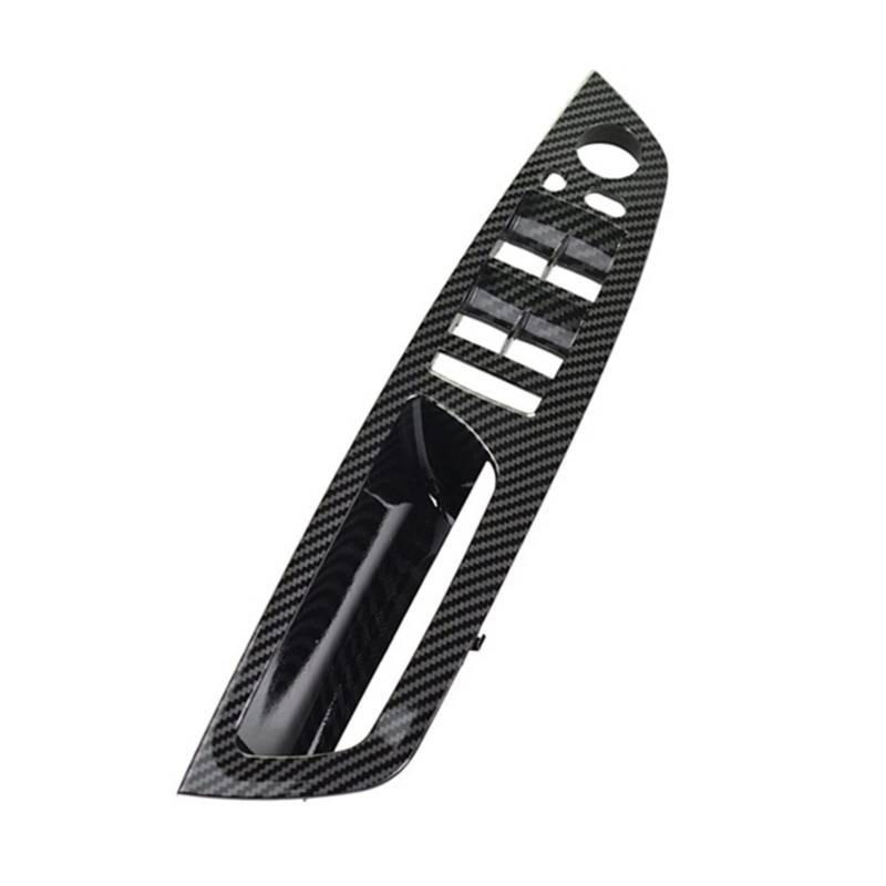 PUXJQ Autozubehör Auto Links Rechts Innentür Armlehne Griff Innenverkleidung Pull Trim Cover Für BMW E70 E71 X5 X6(Carbon Fiber-Panel) von PUXJQ