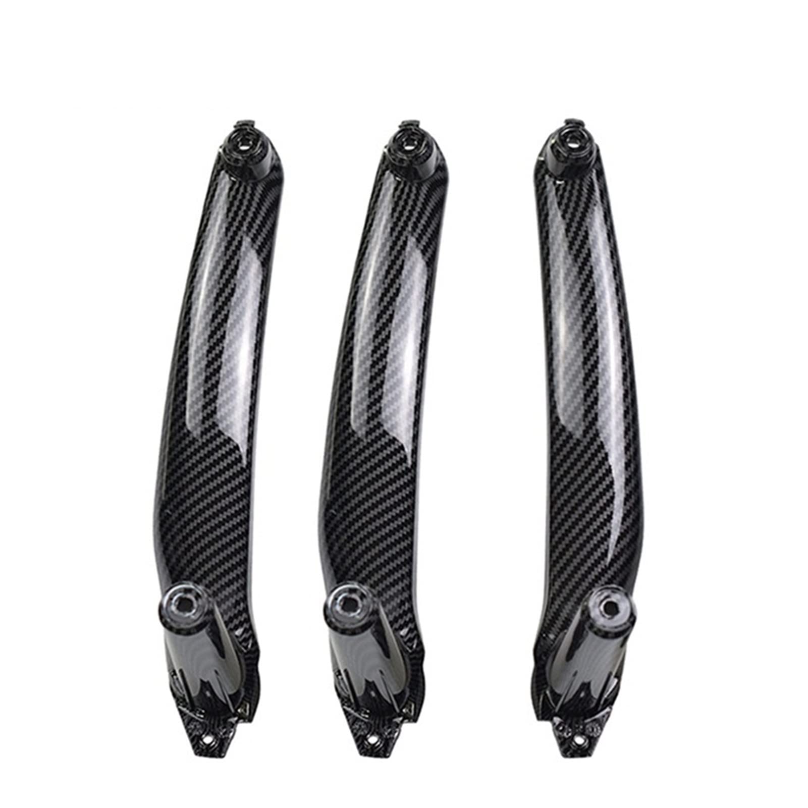PUXJQ Autozubehör Auto Links Rechts Innentür Armlehne Griff Innenverkleidung Pull Trim Cover Für BMW E70 E71 X5 X6(Carbon Fiber-RHD) von PUXJQ