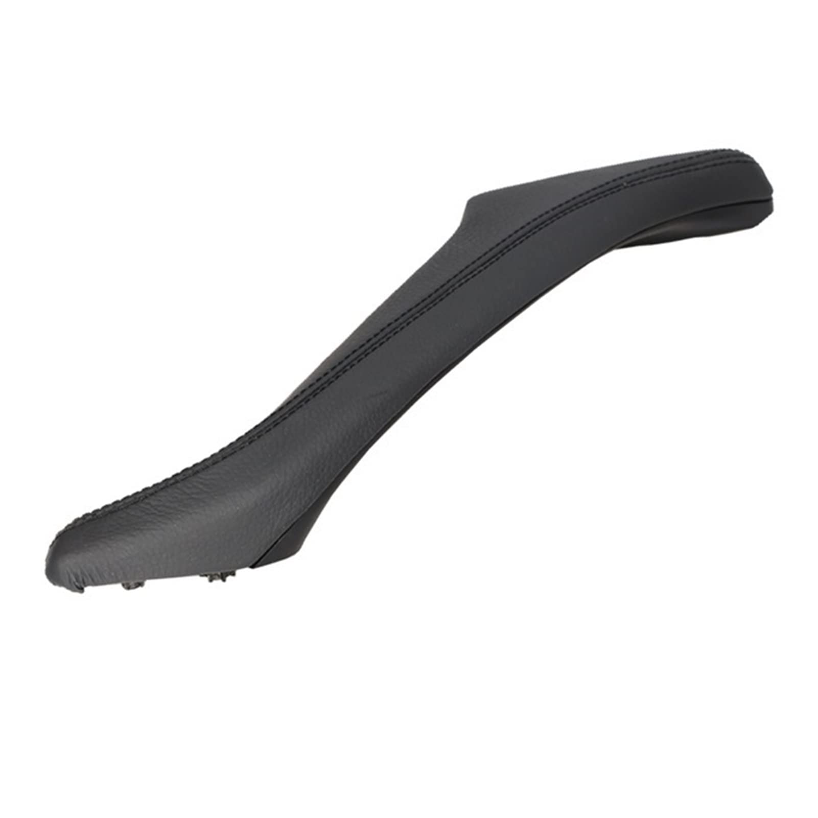 PUXJQ Beige/Schwarz Auto Links Rechts Innentürgriff Panel Pull Trim Cover Für BMW 5er F10 F18 520i 525i 528i 530(Black-Left-LHD) von PUXJQ