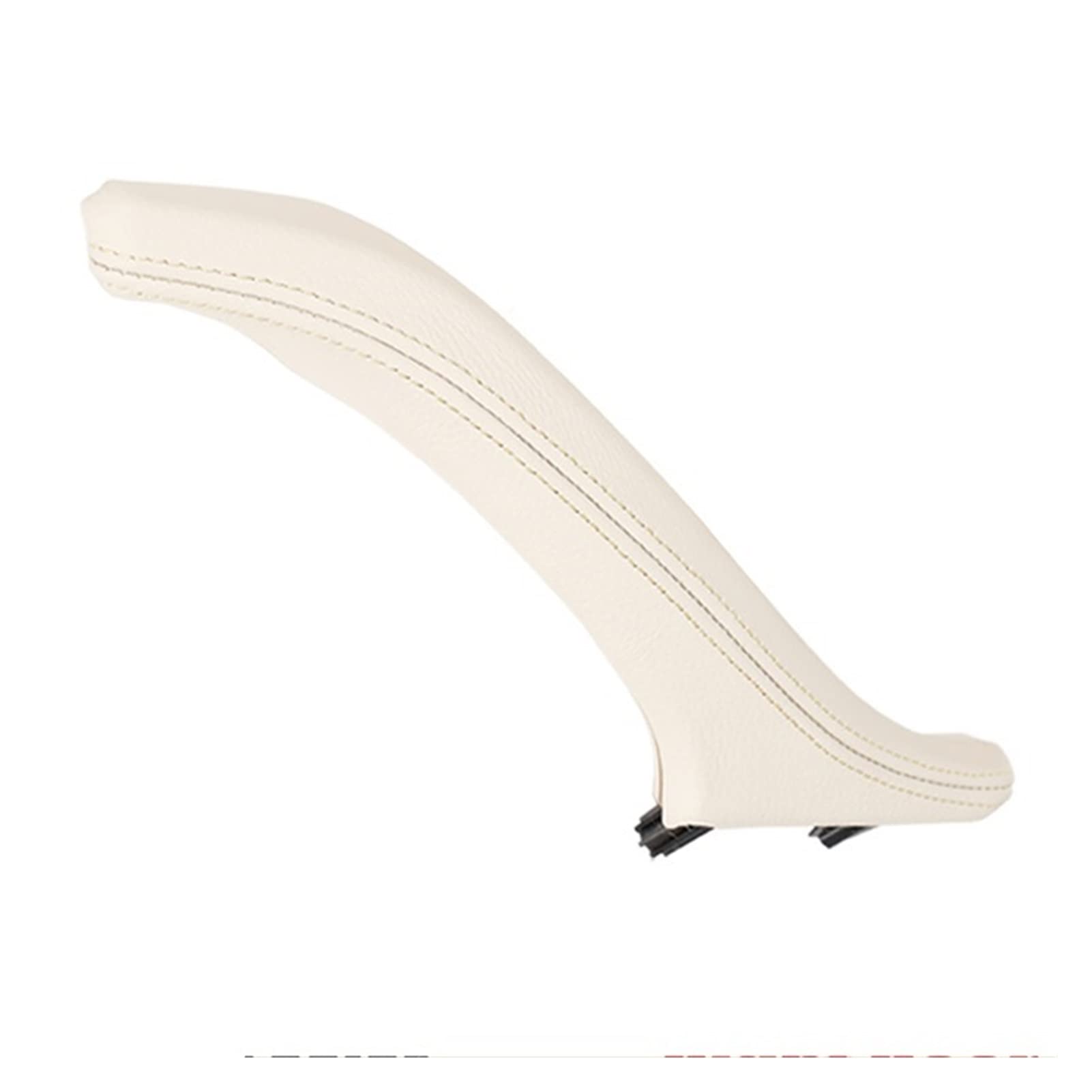 PUXJQ Beige/Schwarz Auto Links Rechts Innentürgriff Panel Pull Trim Cover Für BMW 5er F10 F18 520i 525i 528i 530(Oyster-Right-LHD) von PUXJQ