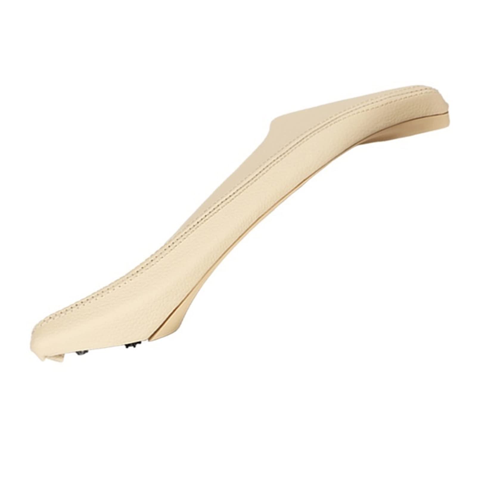 PUXJQ Beige/roter Wein Innen Beifahrertür Leder Ziehgriff Montage Für BMW 5er F10 F11 F18 520i 523i 525i 528i 535i(Beige-Left) von PUXJQ
